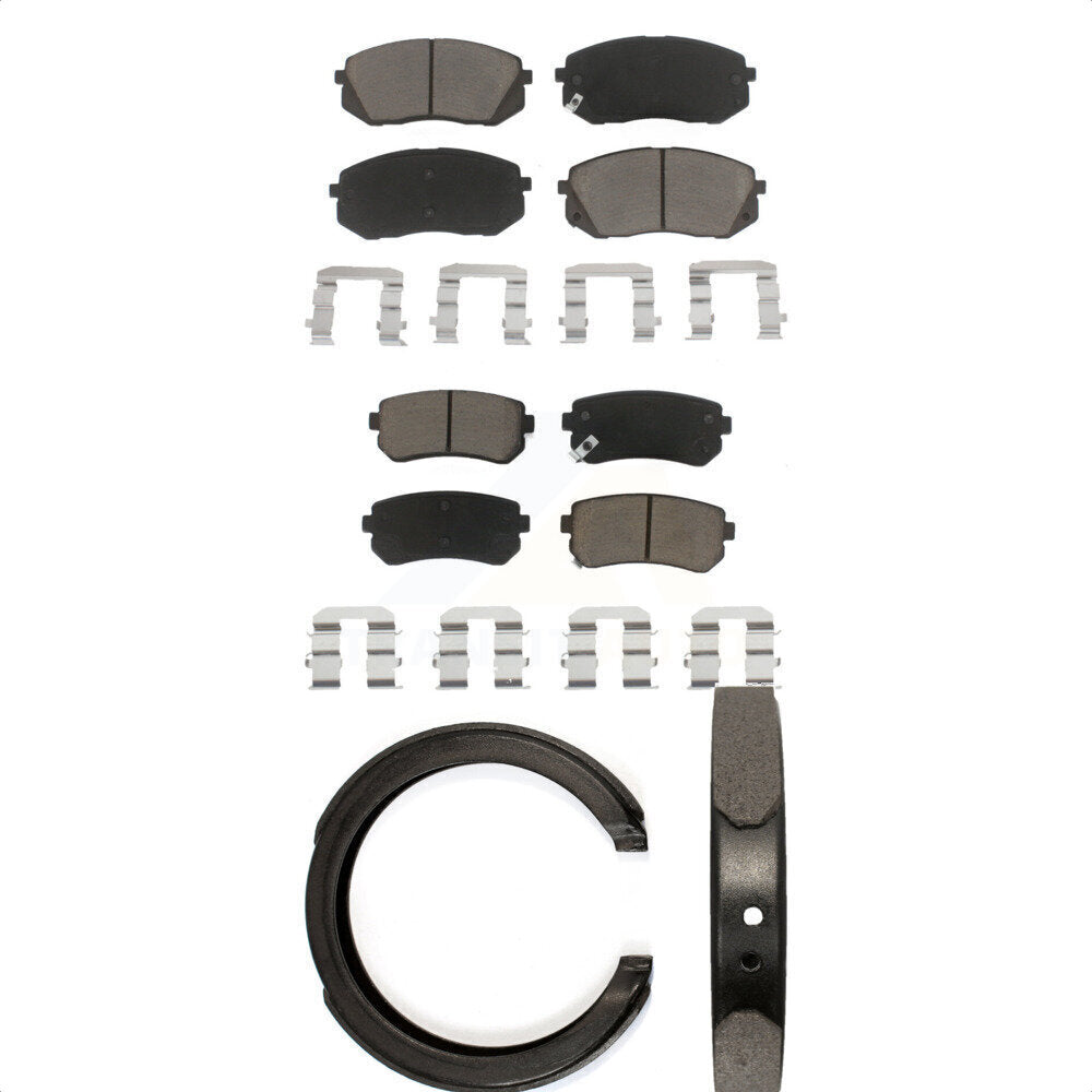 Transit Auto KCN-100146 Disc Brake Pad for 2012-2017 Hyundai Tucson, Kia Cadenza, Kia Sportage - Front and Rear product image