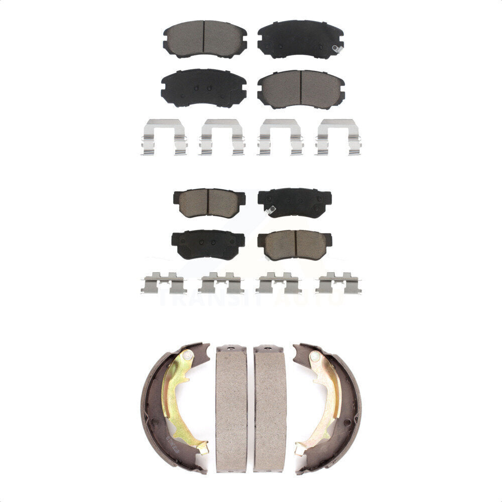 Transit Auto KCN-100155 Disc Brake Pad for 2005-2010 Hyundai Tucson, Kia Sportage - Front and Rear product image