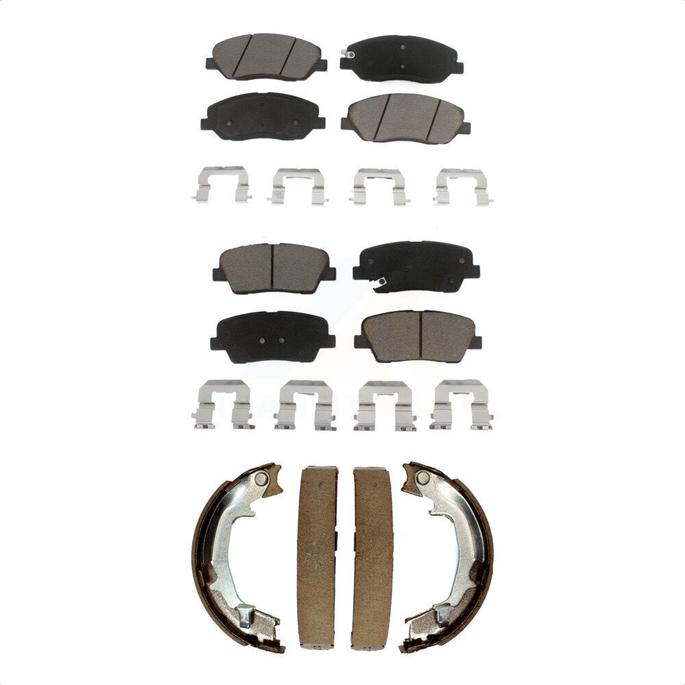 Transit Auto KCN-100157 Disc Brake Pad for 2006-2014 Kia Sedona, Hyundai Entourage - Front and Rear product image