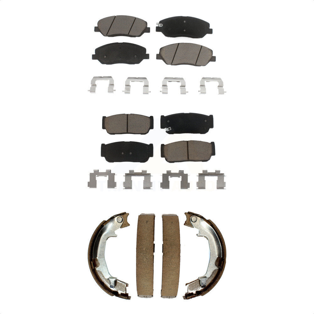 Transit Auto KCN-100158 Disc Brake Pad for 2006-2007 Hyundai Entourage, Kia Sedona - Front and Rear product image