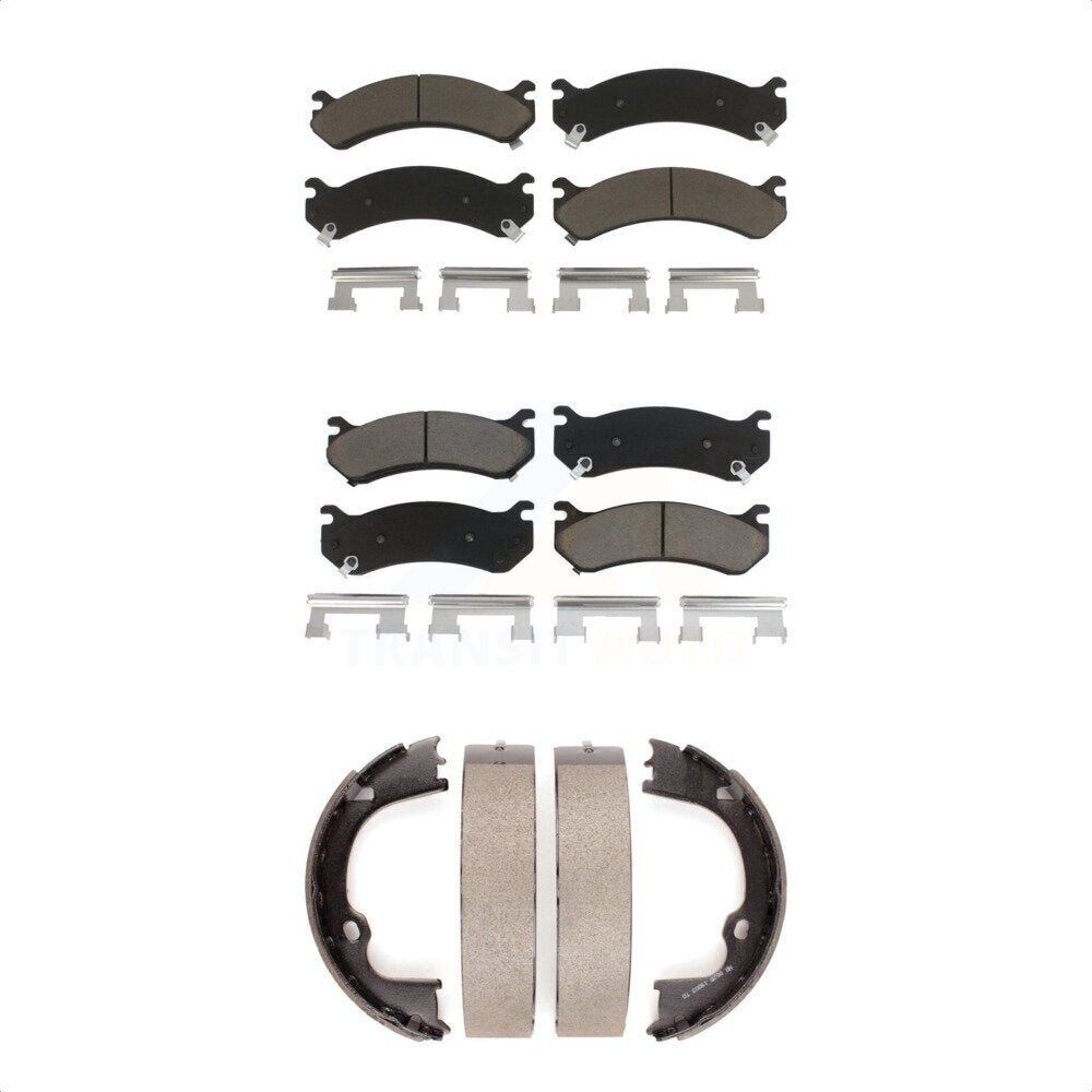 Transit Auto KCN-100159 Disc Brake Pad for 2007-2013 Chevrolet Silverado 2500 HD, Chevrolet Suburban 2500, GMC Sierra 2500 HD & more - Front and Rear product image