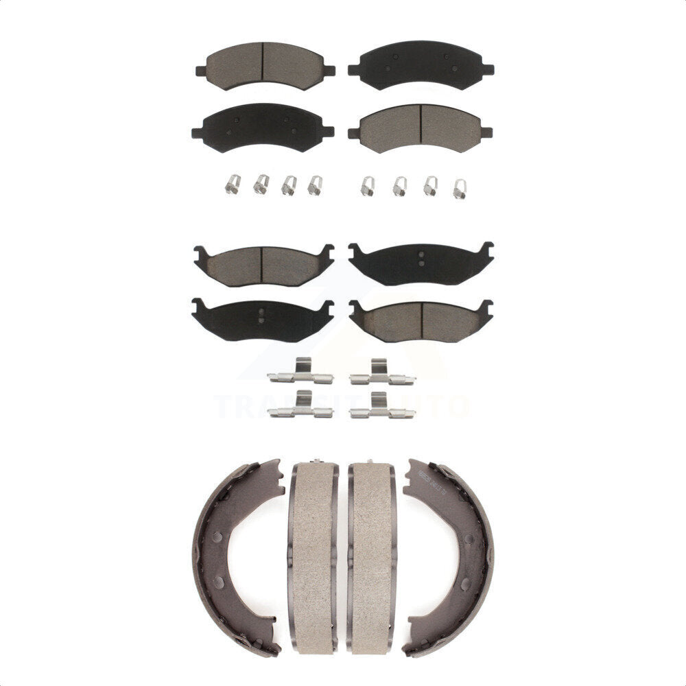 Transit Auto KCN-100161 Disc Brake Pad for 2006-2008 Dodge Ram 1500, Chrysler Aspen, Dodge Durango - Front and Rear product image