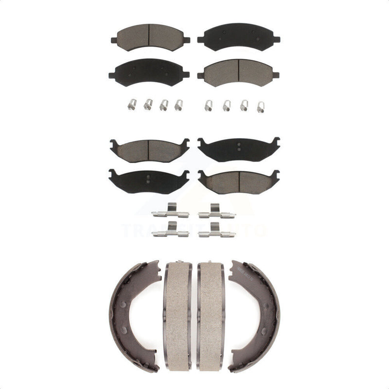 Transit Auto KCN-100161 Disc Brake Pad for 2006-2008 Dodge Ram 1500, Chrysler Aspen, Dodge Durango - Front and Rear product image