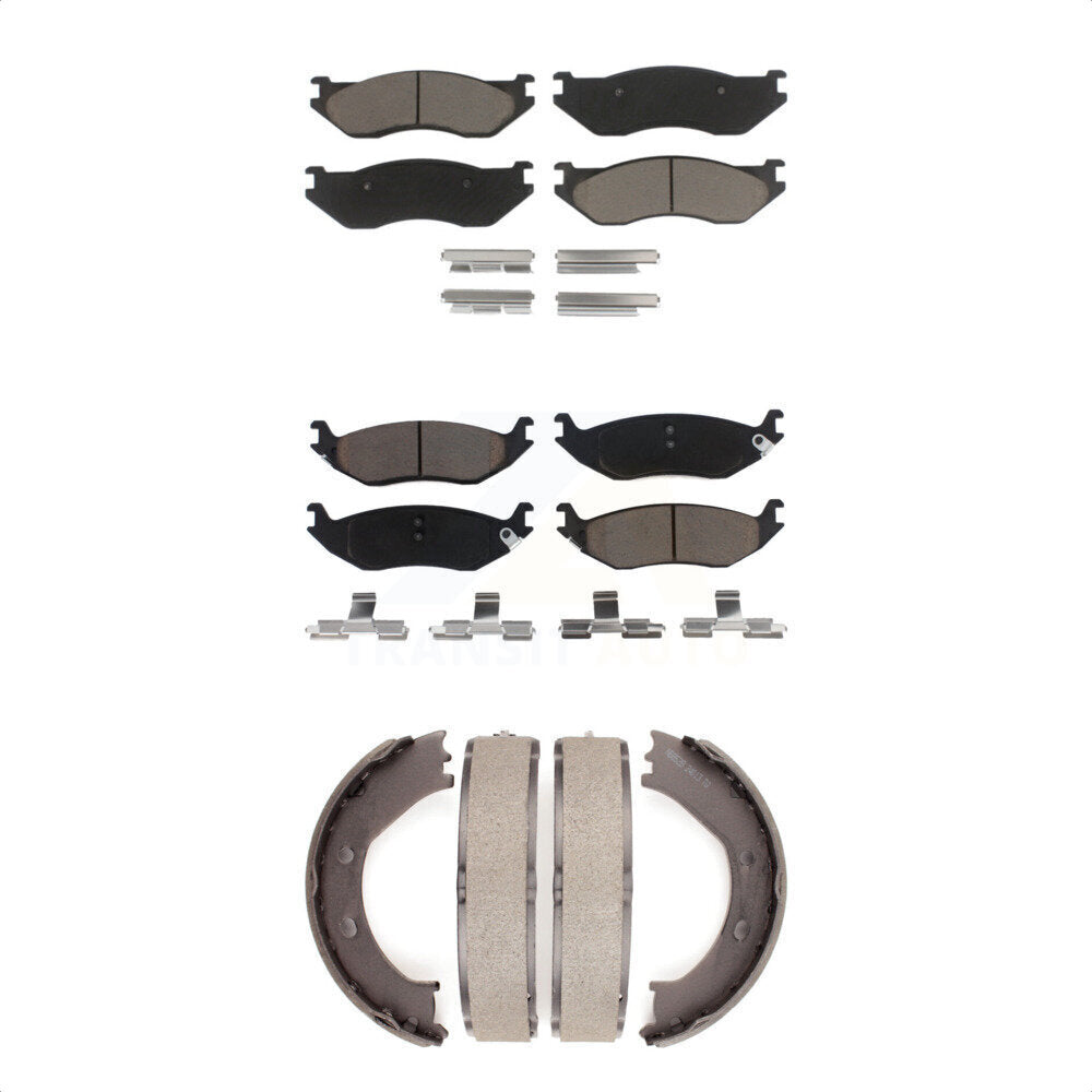 Transit Auto KCN-100163 Disc Brake Pad for 2002-2004 Dodge Ram 1500 - Front and Rear product image
