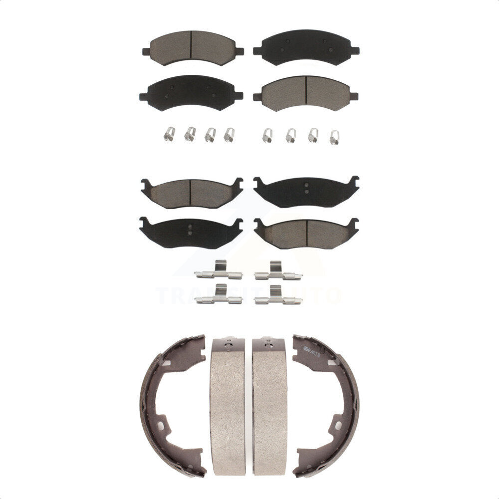 Transit Auto KCN-100165 Disc Brake Pad for 2007-2008 Dodge Ram 1500 - Front and Rear product image