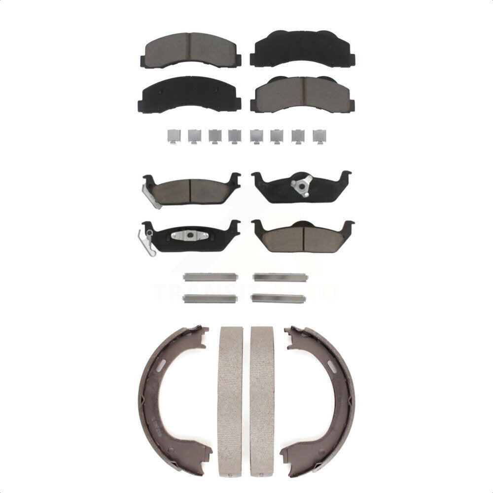 Transit Auto KCN-100167 Disc Brake Pad for 2010-2011 Ford F-150 - Front and Rear product image