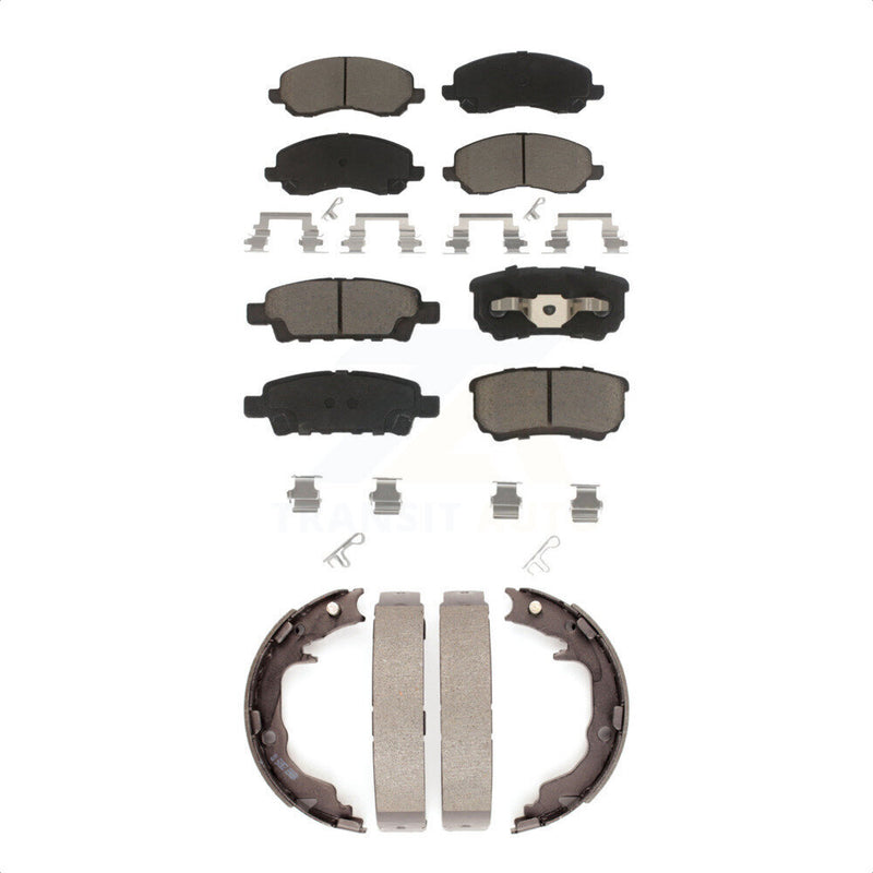 Transit Auto KCN-100169 Disc Brake Pad for 2007-2017 Jeep Compass, Jeep Patriot, Mitsubishi Lancer & more - Front and Rear product image