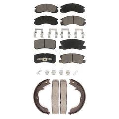 Transit Auto KCN-100171 Disc Brake Pad for 2009-2014 Mitsubishi Lancer - Front and Rear product image