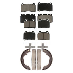 Transit Auto KCN-100172 Disc Brake Pad for 2008-2014 Mitsubishi Lancer - Front and Rear product image
