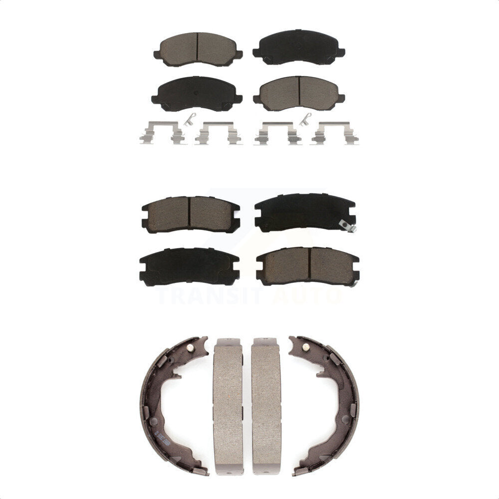 Transit Auto KCN-100173 Disc Brake Pad for 2004-2012 Mitsubishi Galant, Mitsubishi Eclipse - Front and Rear product image