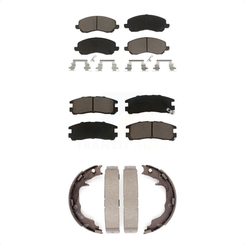 Transit Auto KCN-100173 Disc Brake Pad for 2004-2012 Mitsubishi Galant, Mitsubishi Eclipse - Front and Rear product image