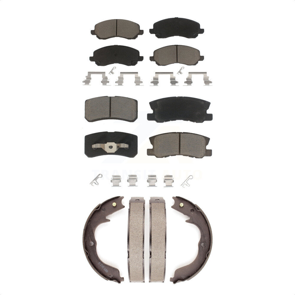 Transit Auto KCN-100174 Disc Brake Pad for 2008-2012 Mitsubishi Outlander - Front and Rear product image