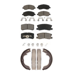 Transit Auto KCN-100174 Disc Brake Pad for 2008-2012 Mitsubishi Outlander - Front and Rear product image