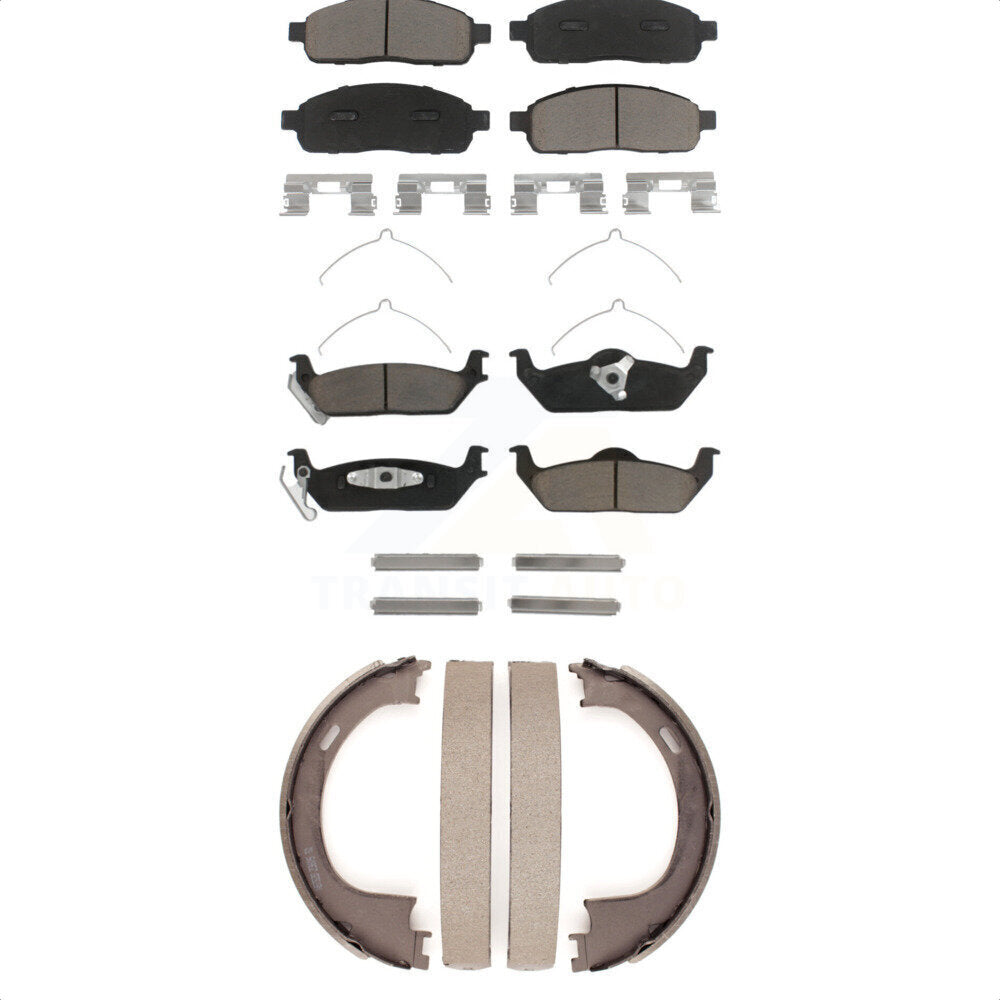 Transit Auto KCN-100177 Disc Brake Pad for 2004-2008 Lincoln Mark LT, Ford F-150 - Front and Rear product image