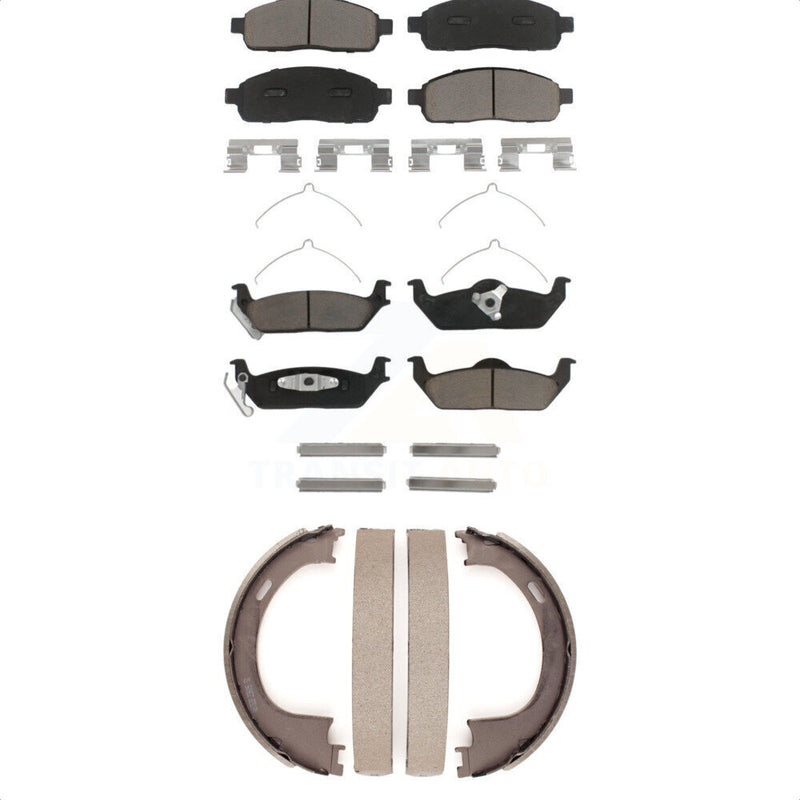 Transit Auto KCN-100177 Disc Brake Pad for 2004-2008 Lincoln Mark LT, Ford F-150 - Front and Rear product image