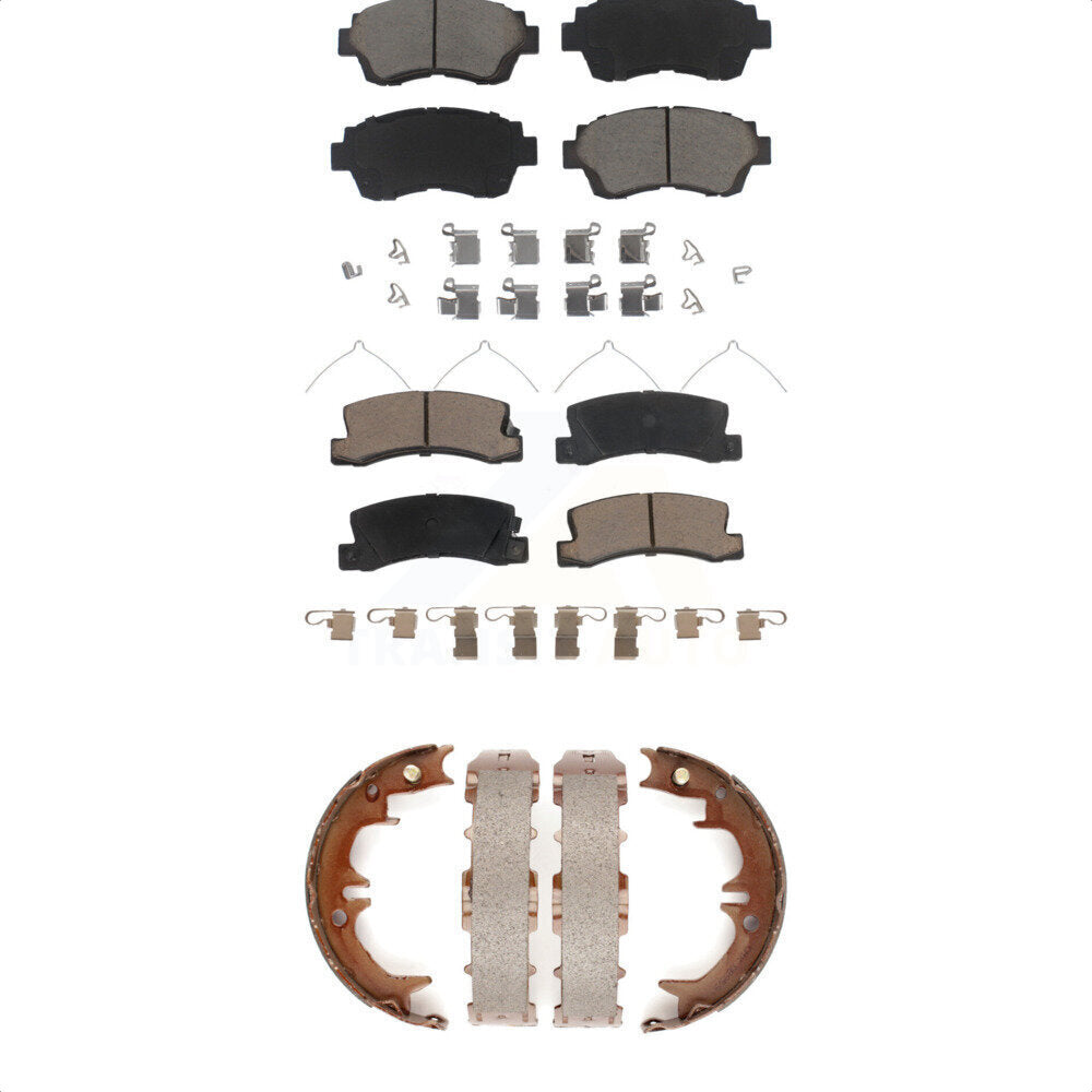 Transit Auto KCN-100180 Disc Brake Pad for 1992-1999 Toyota Celica, Toyota Camry, Lexus ES300 - Front and Rear product image
