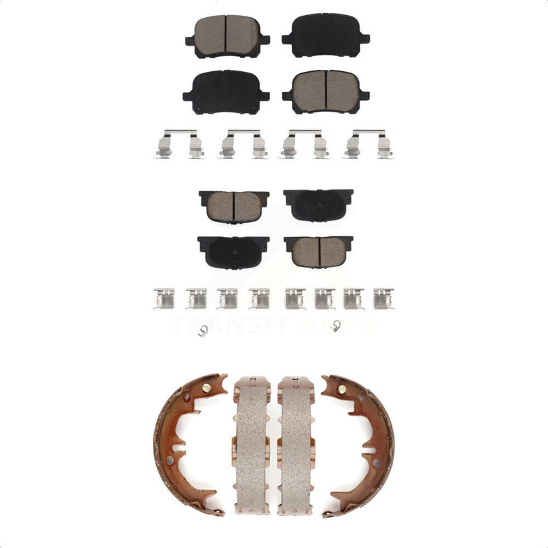 Transit Auto KCN-100182 Disc Brake Pad for 1999-2001 Lexus ES300, Toyota Camry - Front and Rear product image
