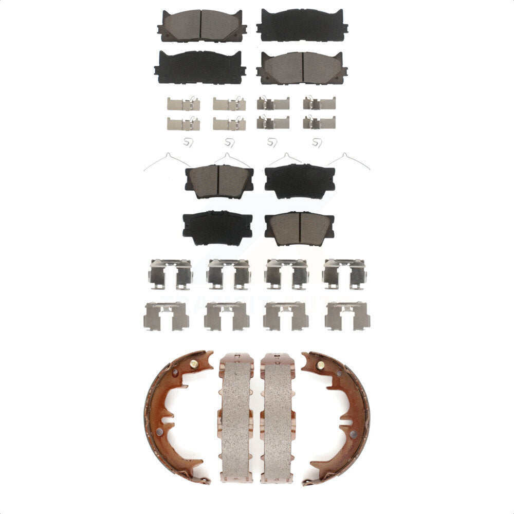 Transit Auto KCN-100183 Disc Brake Pad for 2007-2012 Toyota Avalon, Lexus ES350, Toyota Camry - Front and Rear product image