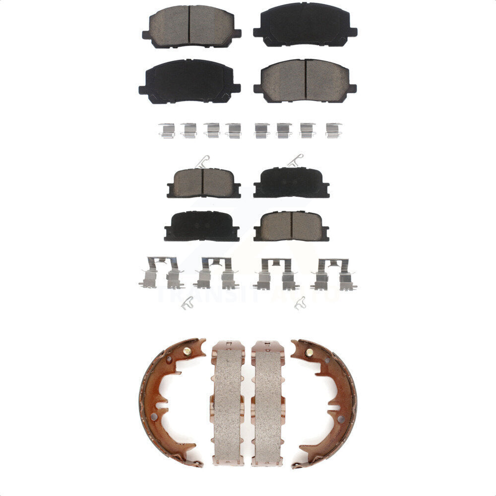 Transit Auto KCN-100187 Disc Brake Pad for 2001-2003 Toyota Highlander - Front and Rear product image