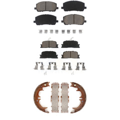 Transit Auto KCN-100187 Disc Brake Pad for 2001-2003 Toyota Highlander - Front and Rear product image
