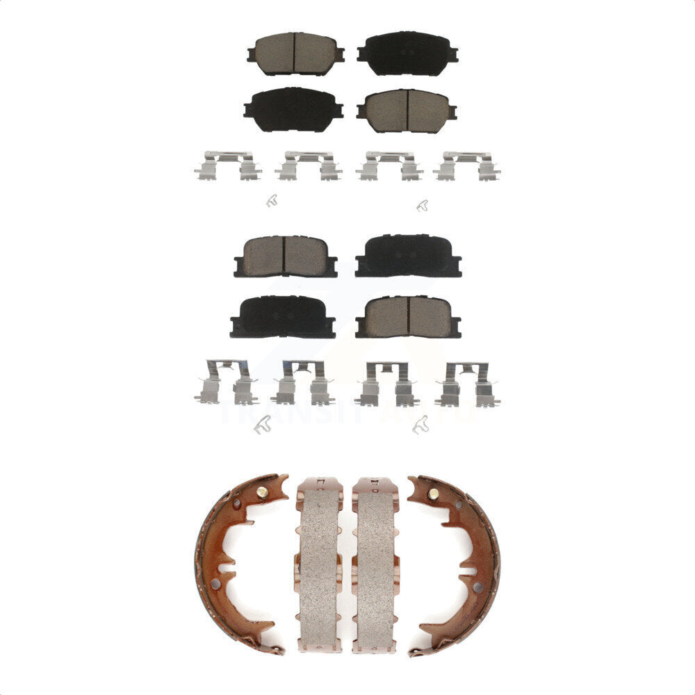 Transit Auto KCN-100190 Disc Brake Pad for 2002-2006 Toyota Camry - Front and Rear product image