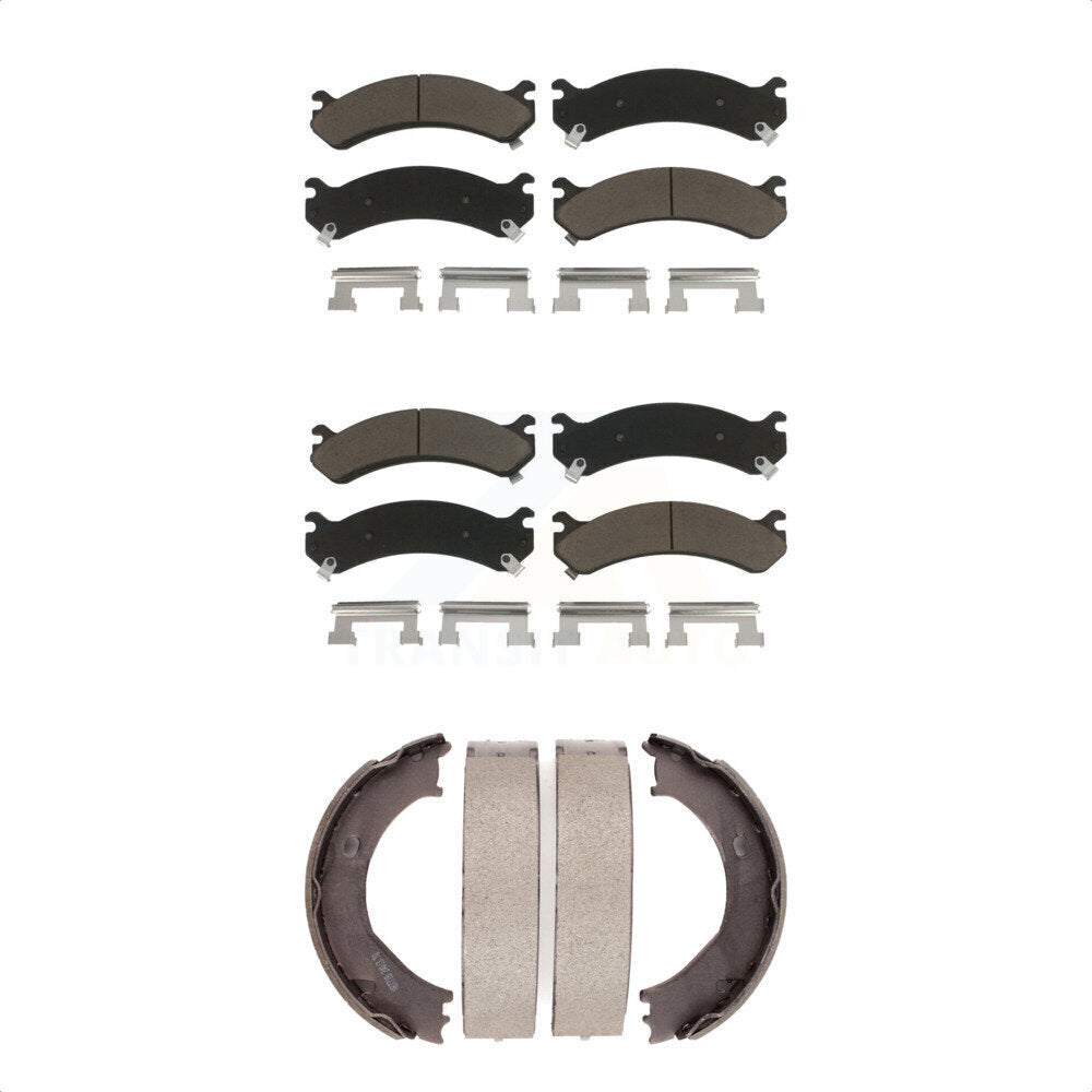 Transit Auto KCN-100194 Disc Brake Pad for 2001-2010 GMC Sierra 3500 HD, Chevrolet Silverado 3500 Classic, Chevrolet Silverado 3500 HD & more - Front and Rear product image