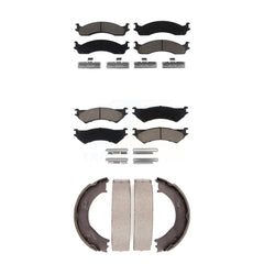 Transit Auto KCN-100195 Disc Brake Pad for 1999-2005 Ford E-250, Ford E-350 Super Duty, Ford E-350 Club Wagon & more - Front and Rear product image