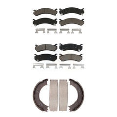 Transit Auto KCN-100197 Disc Brake Pad for 1999-2010 GMC Sierra 3500 HD, Chevrolet Silverado 1500 HD Classic, Chevrolet Silverado 2500 HD Classic & more - Front and Rear product image