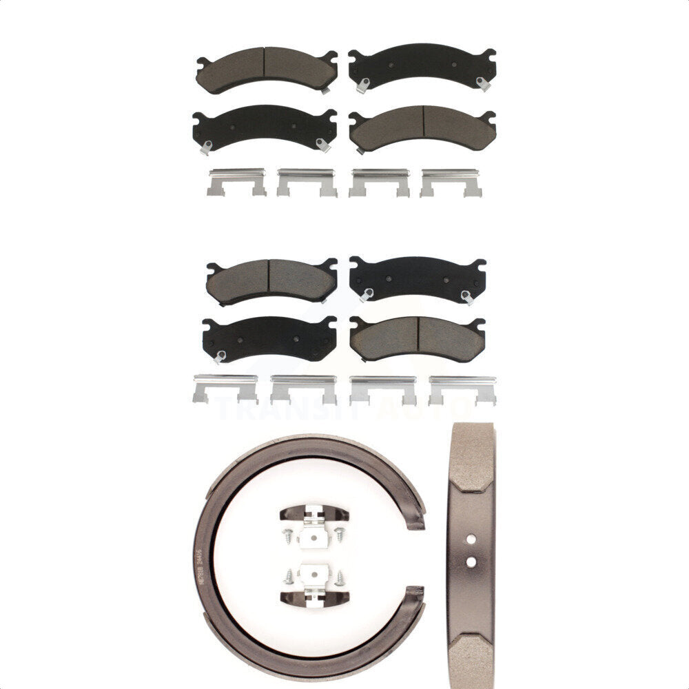 Transit Auto KCN-100198 Disc Brake Pad for 2001-2006 Chevrolet Silverado 1500 HD, GMC Sierra 1500 HD, Chevrolet Silverado 2500 & more - Front and Rear product image