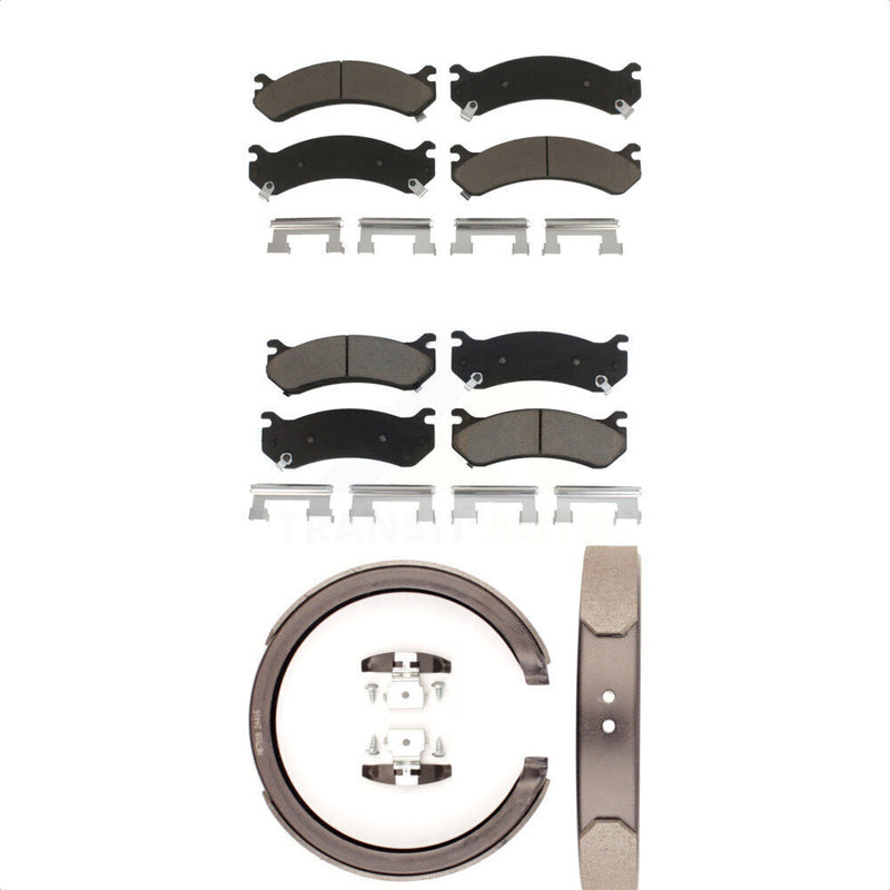 Transit Auto KCN-100198 Disc Brake Pad for 2001-2006 Chevrolet Silverado 1500 HD, GMC Sierra 1500 HD, Chevrolet Silverado 2500 & more - Front and Rear product image