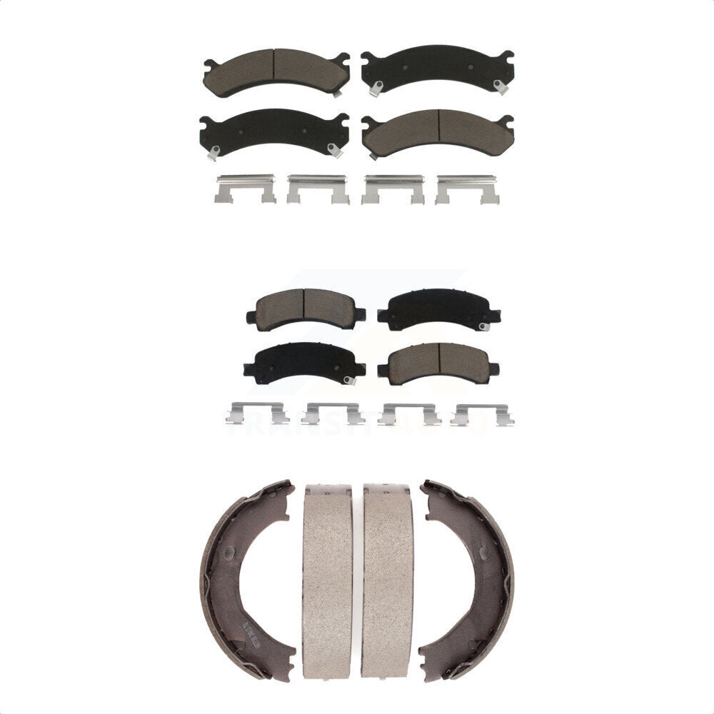 Transit Auto KCN-100200 Disc Brake Pad for 2003-2008 Chevrolet Express 2500, GMC Savana 2500, GMC Savana 3500 & more - Front and Rear product image