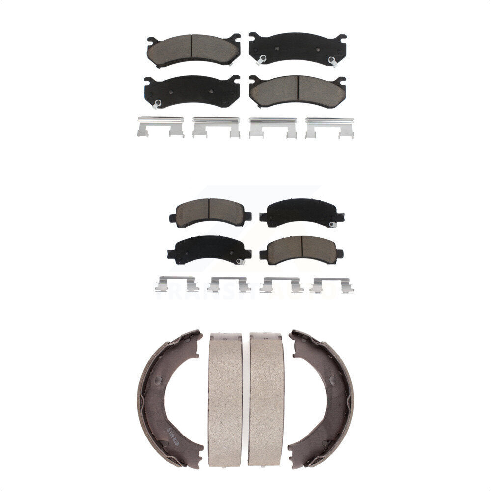 Transit Auto KCN-100203 Disc Brake Pad for 2003-2005 Chevrolet Express 2500, GMC Savana 2500 - Front and Rear product image