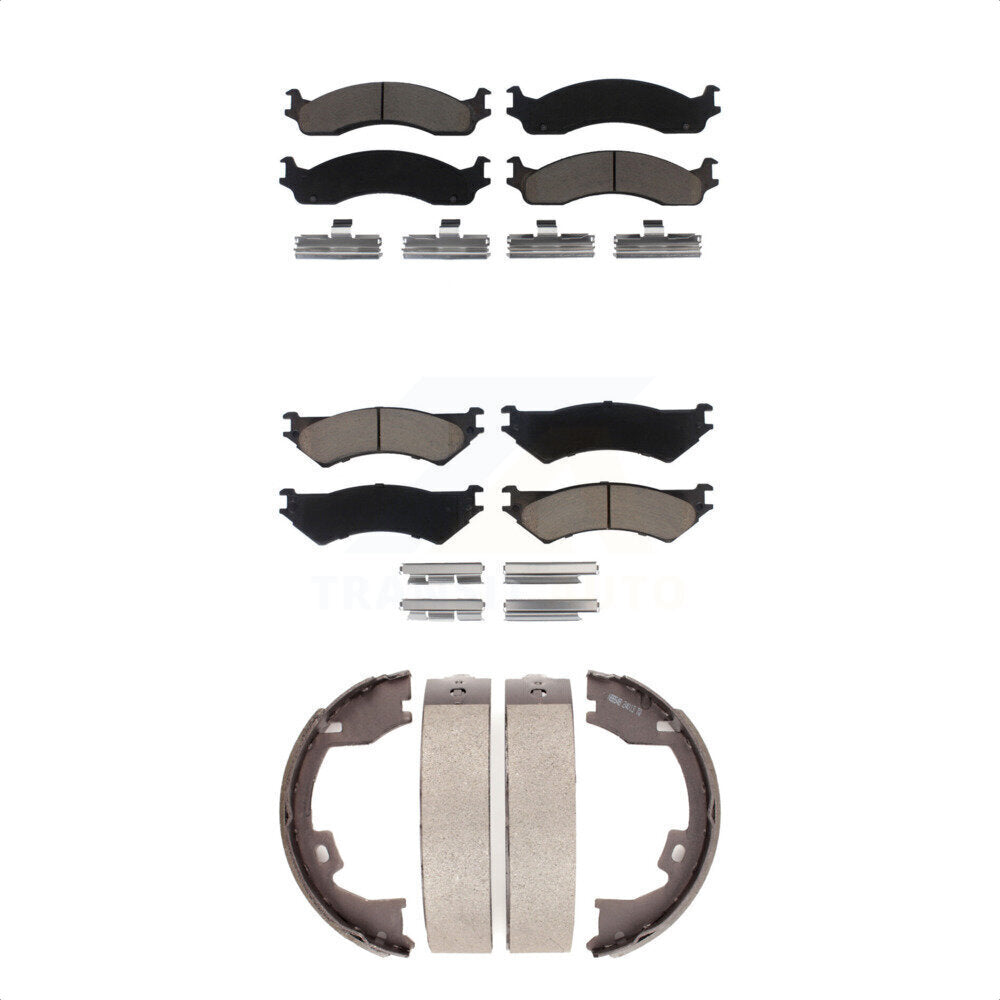 Transit Auto KCN-100204 Disc Brake Pad for 2005-2007 Ford E-250, Ford E-350 Super Duty, Ford E-350 Club Wagon - Front and Rear product image