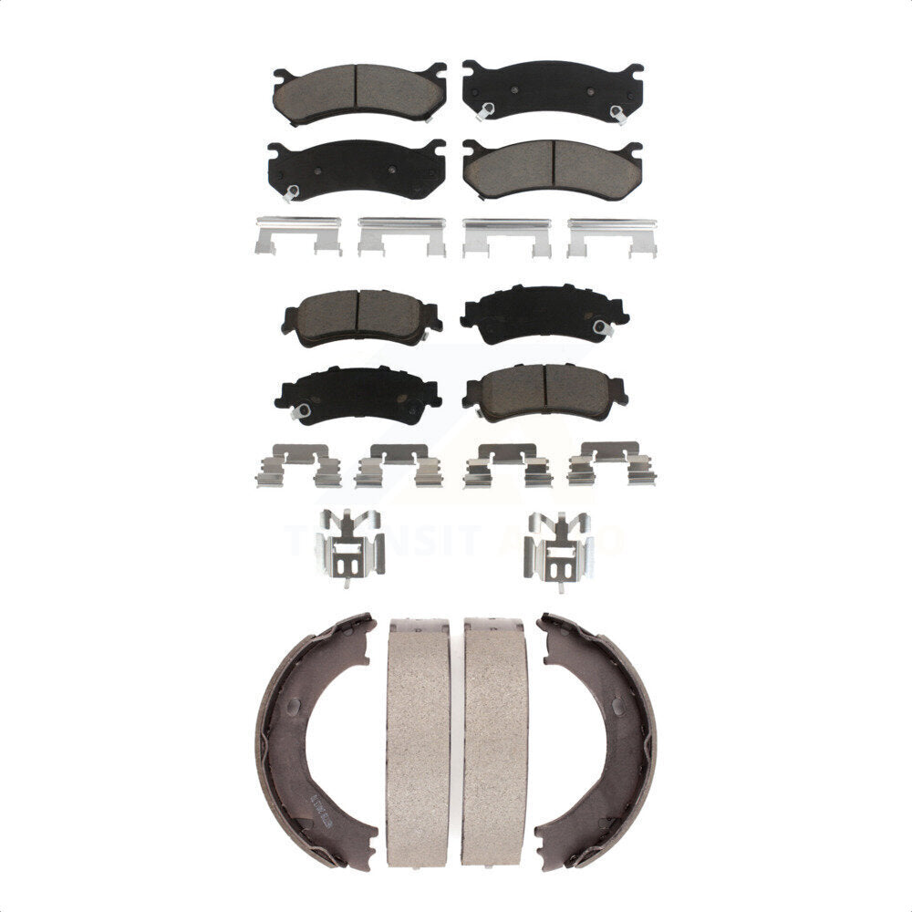 Transit Auto KCN-100205 Disc Brake Pad for 2006 Chevrolet Silverado 1500, GMC Sierra 1500 - Front and Rear product image