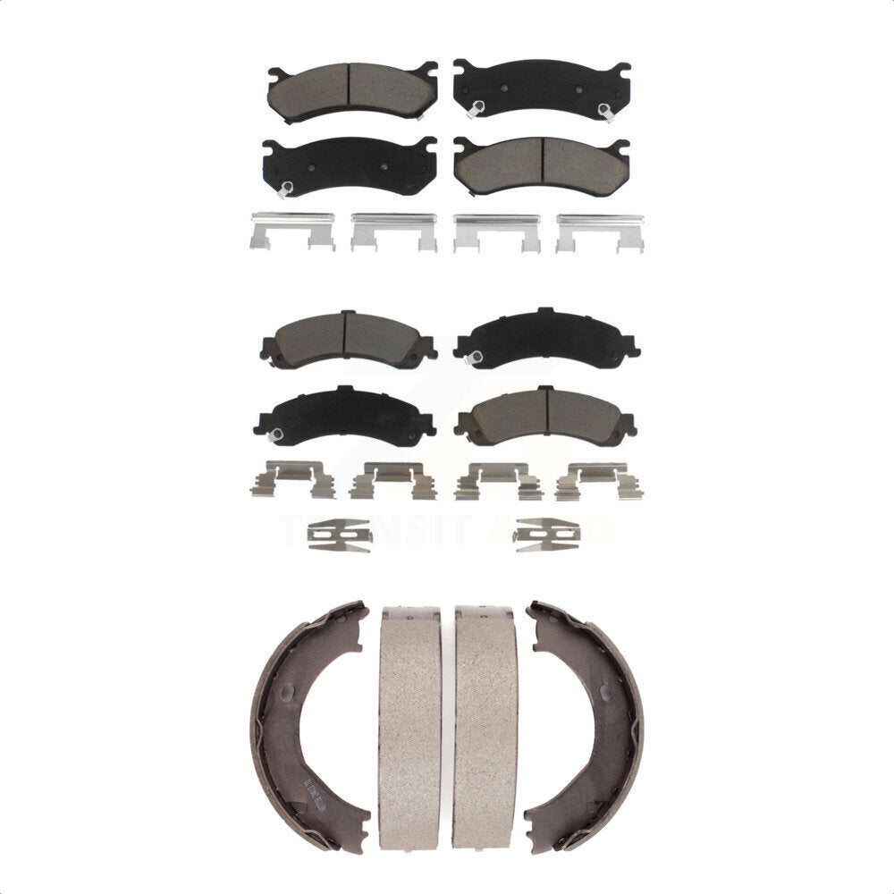 Transit Auto KCN-100206 Disc Brake Pad for 2006 Chevrolet Silverado 1500, GMC Sierra 1500 - Front and Rear product image