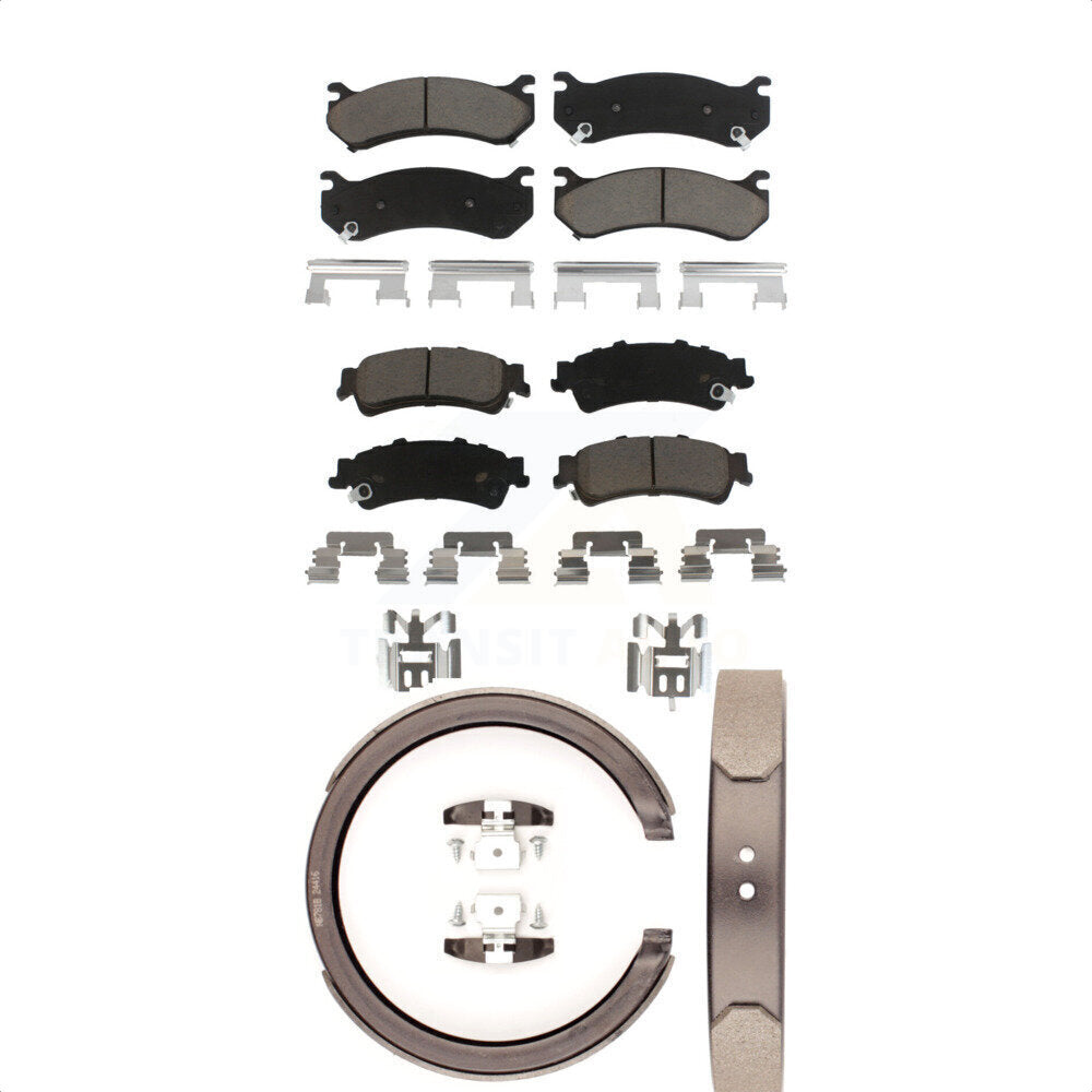 Transit Auto KCN-100207 Disc Brake Pad for 1999-2007 Chevrolet Silverado 1500 Classic, GMC Sierra 1500 Classic, Chevrolet Silverado 1500 & more - Front and Rear product image