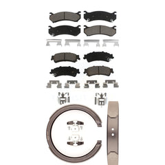 Transit Auto KCN-100207 Disc Brake Pad for 1999-2007 Chevrolet Silverado 1500 Classic, GMC Sierra 1500 Classic, Chevrolet Silverado 1500 & more - Front and Rear product image