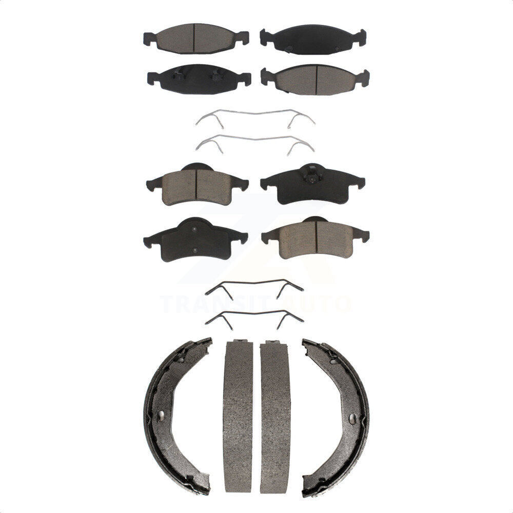 Transit Auto KCN-100209 Disc Brake Pad for 1999-2002 Jeep Grand Cherokee - Front and Rear product image