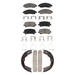 Transit Auto KCN-100211 Disc Brake Pad for 2007-2015 Acura ZDX, Honda Pilot, Acura MDX - Front and Rear product image