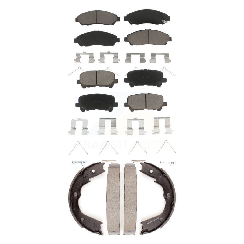 Transit Auto KCN-100211 Disc Brake Pad for 2007-2015 Acura ZDX, Honda Pilot, Acura MDX - Front and Rear product image