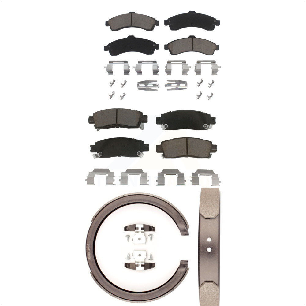 Transit Auto KCN-100213 Disc Brake Pad for 2002-2006 Isuzu Ascender, Saab 9-7x, Buick Rainier & more - Front and Rear product image