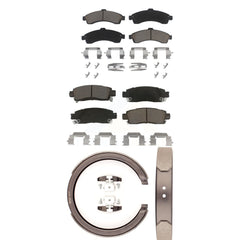 Transit Auto KCN-100213 Disc Brake Pad for 2002-2006 Isuzu Ascender, Saab 9-7x, Buick Rainier & more - Front and Rear product image