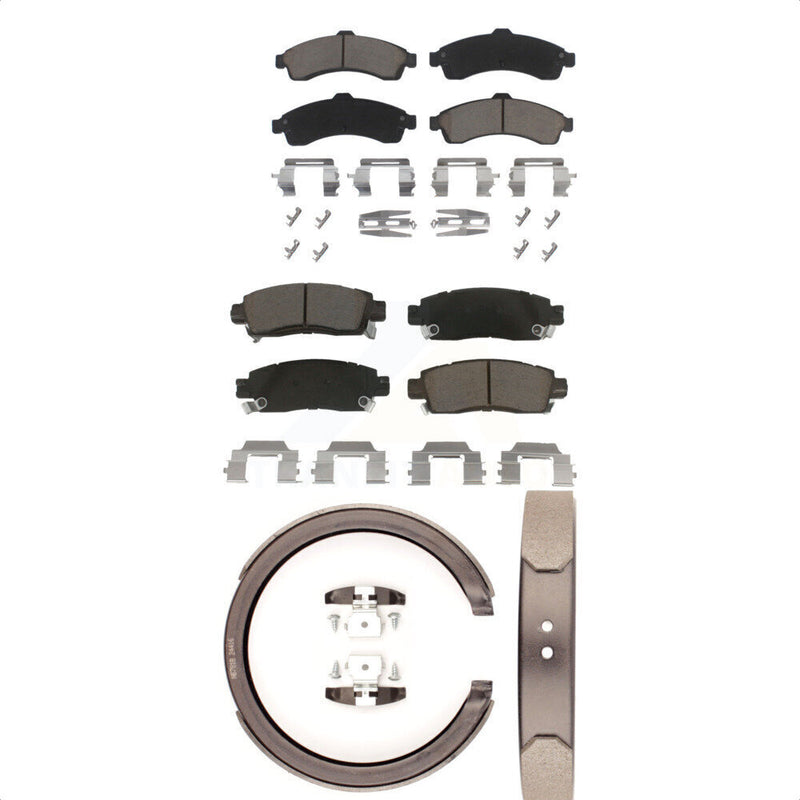 Transit Auto KCN-100213 Disc Brake Pad for 2002-2006 Isuzu Ascender, Saab 9-7x, Buick Rainier & more - Front and Rear product image