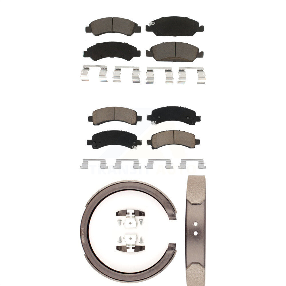 Transit Auto KCN-100216 Disc Brake Pad for 2009-2014 Chevrolet Express 1500, GMC Savana 1500 - Front and Rear product image