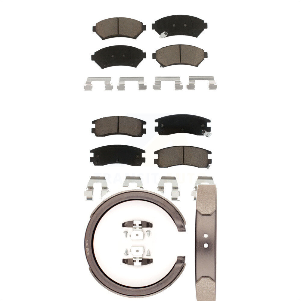 Transit Auto KCN-100218 Disc Brake Pad for 2000-2005 Cadillac DeVille - Front and Rear product image