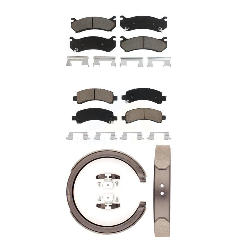 Transit Auto KCN-100219 Disc Brake Pad for 2002-2008 Cadillac Escalade, Chevrolet Avalanche 1500, Chevrolet Express 1500 & more - Front and Rear product image