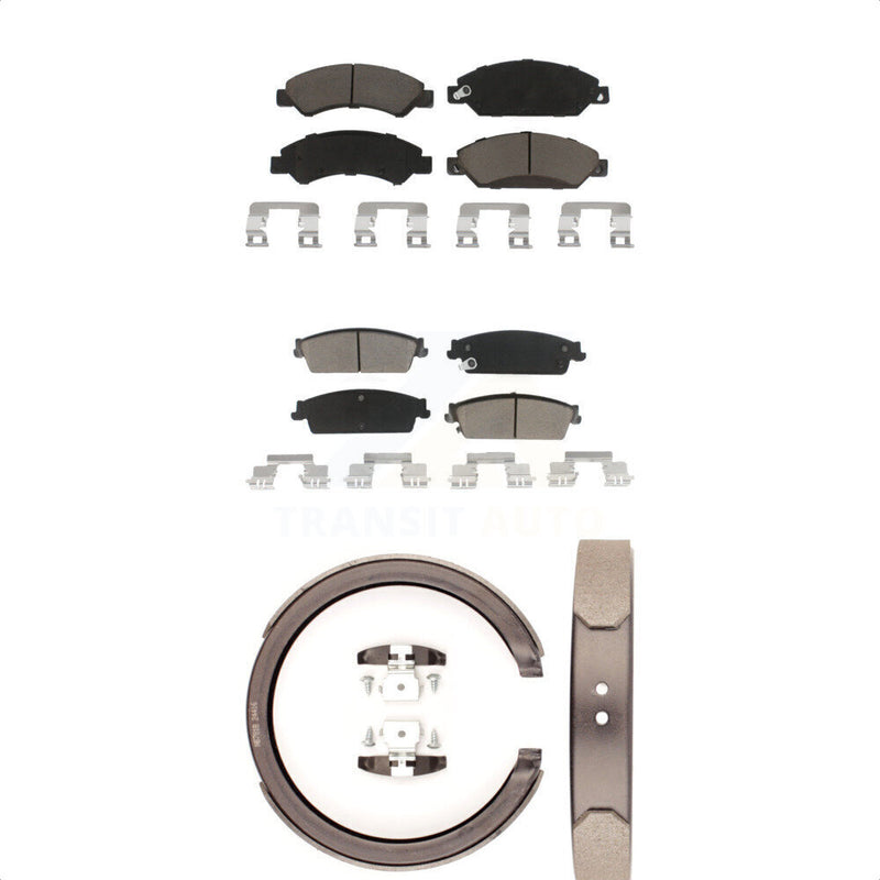 Transit Auto KCN-100221 Disc Brake Pad for 2007 Cadillac Escalade, Cadillac Escalade ESV, Cadillac Escalade EXT & more - Front and Rear product image