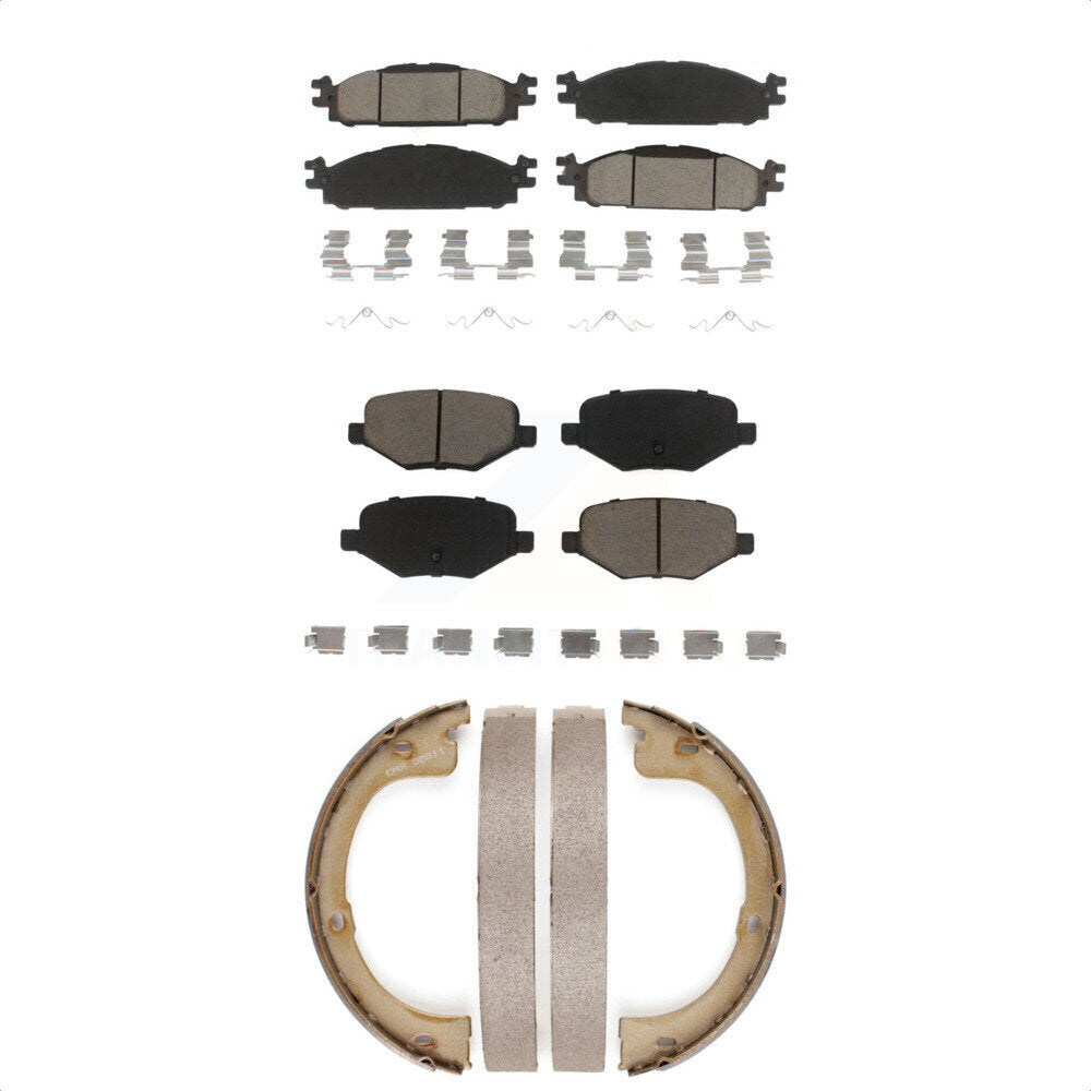 Transit Auto KCN-100232 Disc Brake Pad for 2010-2012 Lincoln MKT - Front and Rear product image