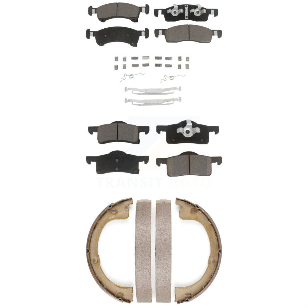 Transit Auto KCN-100233 Disc Brake Pad for 2003-2006 Ford Expedition, Lincoln Navigator - Front and Rear product image