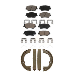 Transit Auto KCN-100236 Disc Brake Pad for 2017-2018 Hyundai Santa Fe Sport - Front and Rear product image